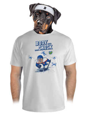 Body check pánske športové tričko White