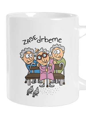 Zase drbeme veľký hrnček White