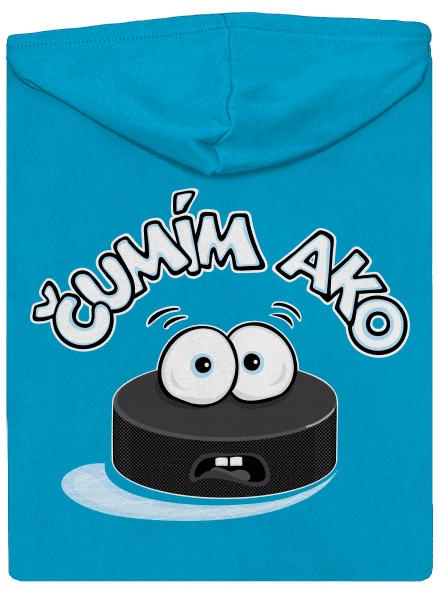 Čumím ako puk dámska mikina na zips Blue Atol