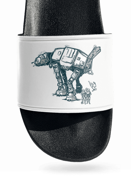 AT-AT šľapky White