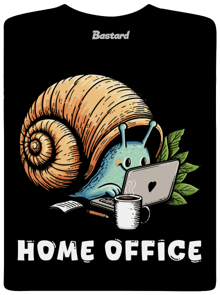 Slimákov home office detské tričko Black