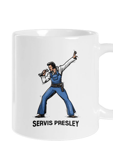 Servis Presley klasický hrnček White