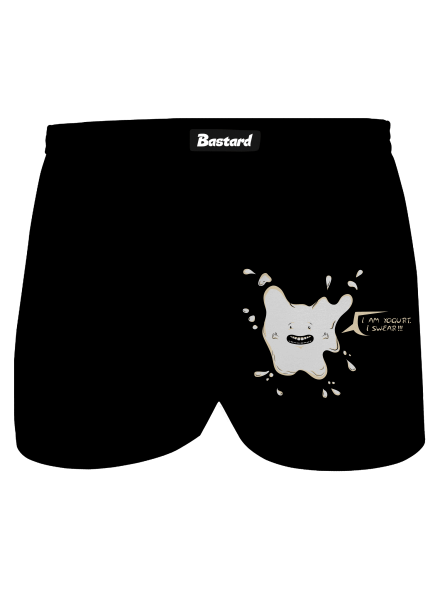 Jogurt pánske trenky Black
