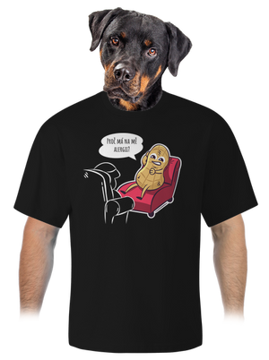 Alergény u psychológa unisex tričko oversized Black