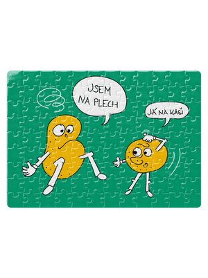 Opité zemiaky puzzle White