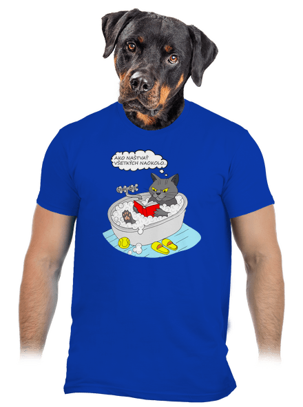 Ako všetkých naštvať pánske tričko Royal Blue