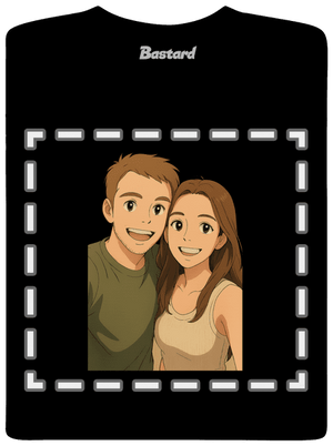 Ghibli efekt z vlastnej fotky detské tričko Black