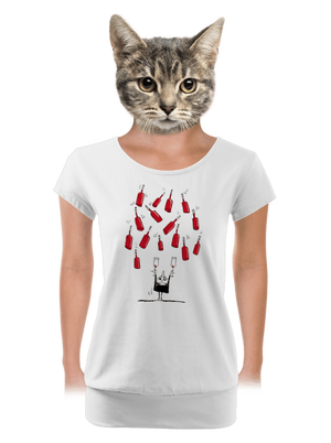 dámske tričko s lemom