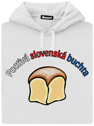 Poctivá buchta a klobása dámska mikina klokanka White