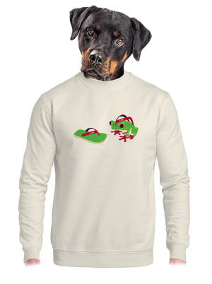 unisex mikina bez kapucne