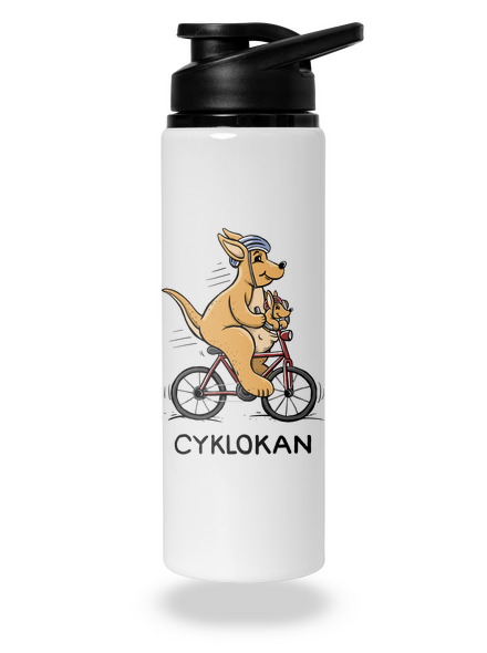 Cyklokan flaša na vodu White