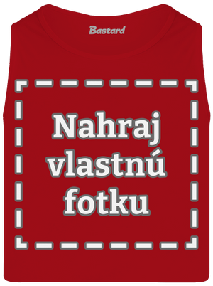 Vlastná potlač pánske tielko Red