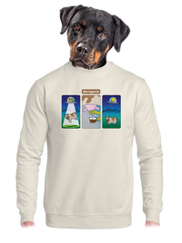 unisex mikina bez kapucne