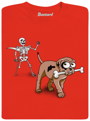 Kostlivec pánske tričko Fiery Red