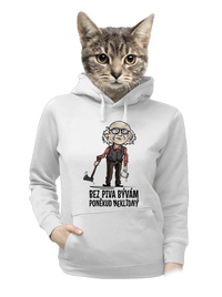 dámska mikina klokanka