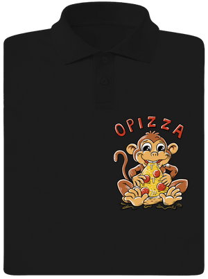 Opizza pánska polokošeľa Black