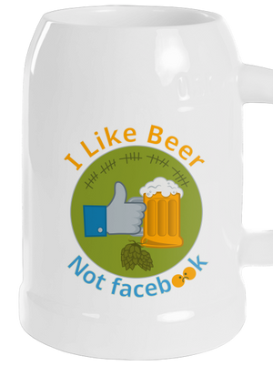 I like beer polliter White