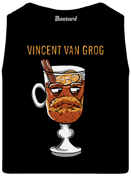 Vincent van Grog pánske tielko Black