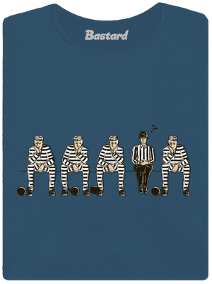 Nevinný dámske tričko prémium Petrol Blue