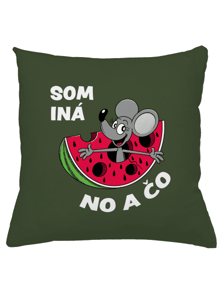 Som iná vankúš Olive Green