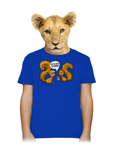 Alergická veverička detské tričko Royal Blue