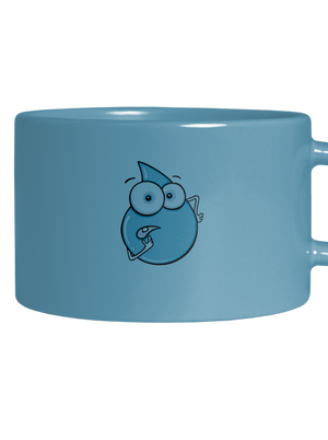 Nie si kvapku blbý hrnček makronka Blue Macaron