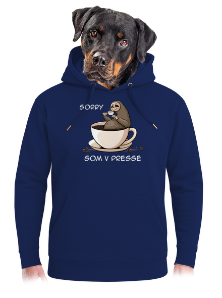 V presse unisex mikina premium Navy