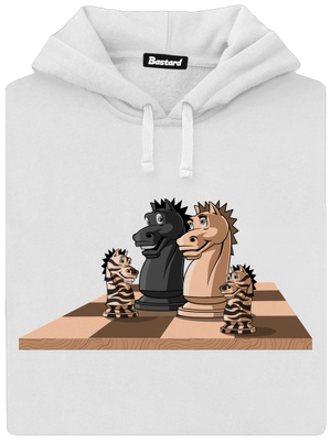 Šachová rodina dámska mikina klokanka White