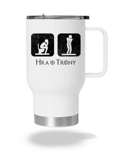 Hra o trůny termohrnček White