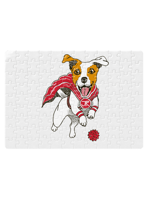 Jack Russell puzzle White
