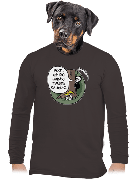 Muchotrávky zelené pánske dlhý rukáv Bear Brown
