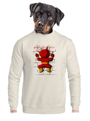 unisex mikina bez kapucne