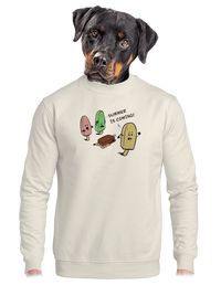 unisex mikina bez kapucne