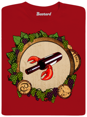 Vínny horoskop: Rak pánske dlhý rukáv Red