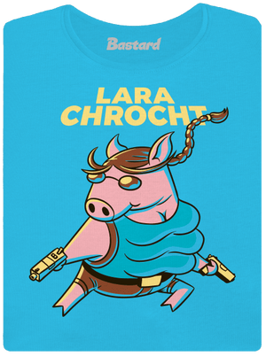 Lara Chrocht dámske tričko s lemom Blue Atol