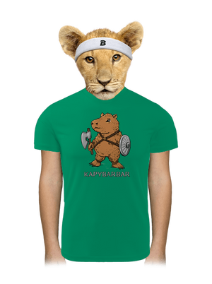 Kapybarbar detské športové tričko Kelly Green Mal