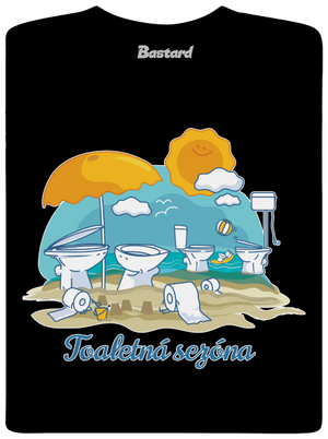 Toaletná sezóna detské tričko Black