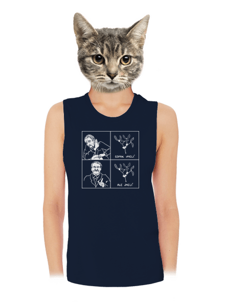 Cimrman: Copak jmelí dámske tielko voľné Navy