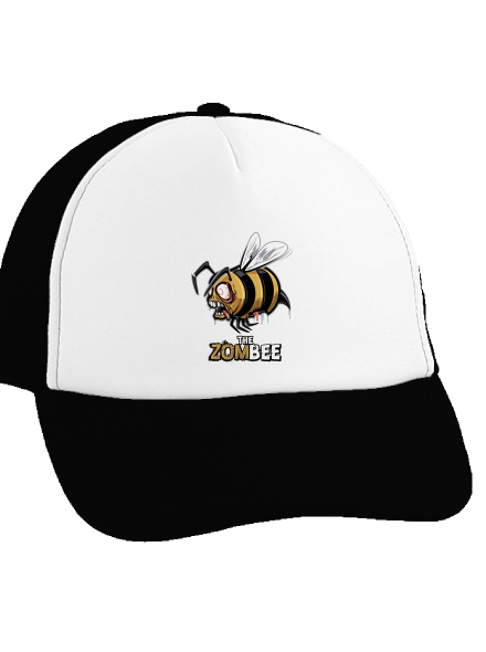 ZomBee - žltá šiltovka truckerka Black cap