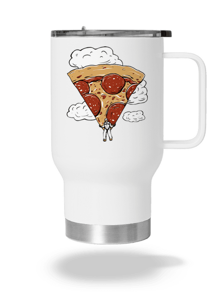 Pizzašutista termohrnček White