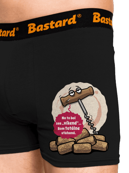 Uťahaná vývrtka boxerky Black