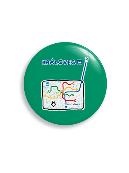 Metro Královec placka 