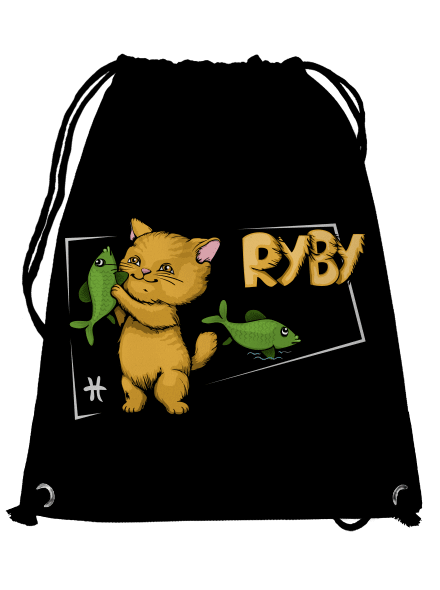 Mačací horoskop: Ryby vak Black