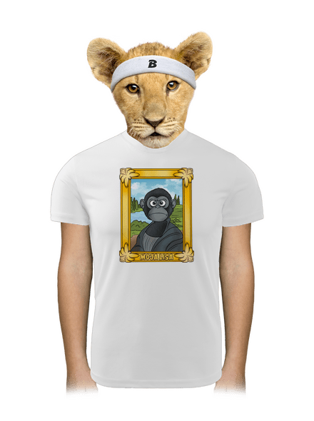 Moja Lisa detské športové tričko White