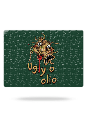 Ugly o olio puzzle White