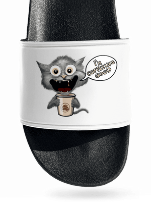 I’m coffeeling good šľapky White