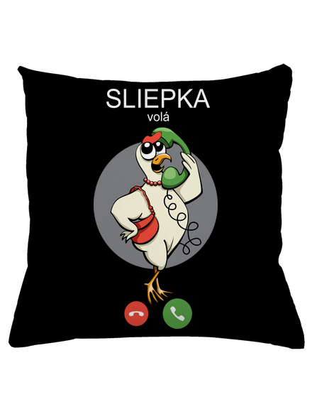 Sliepka volá vankúš Black
