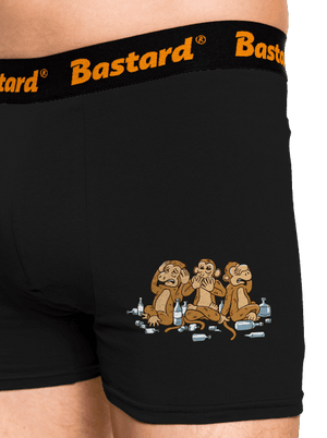 Trojnásobná opica boxerky Black