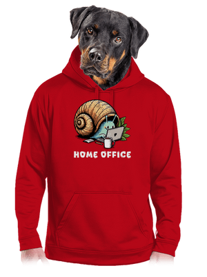 Slimákov home office pánska mikina klokanka Red