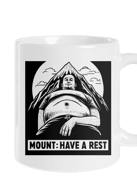 Mount have a rest klasický hrnček White